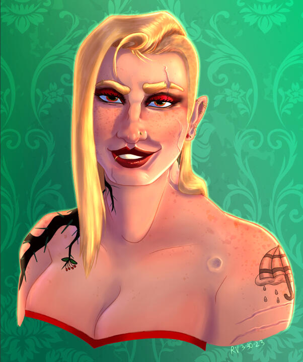 Example 3 character portrait color